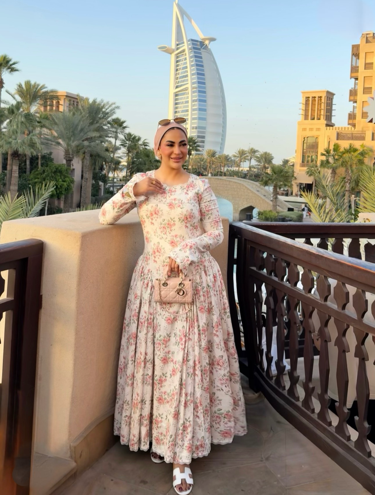 Endora sweetheart neckline modest maxi dress in cotton fabric.